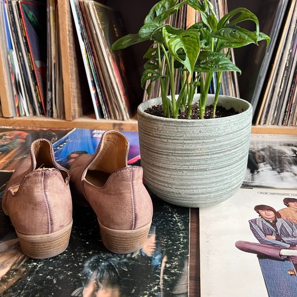 Qupid Light Pink Leather Loafers - Picture 4 of 4